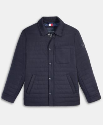 Men's Quilted Shirt Jacket