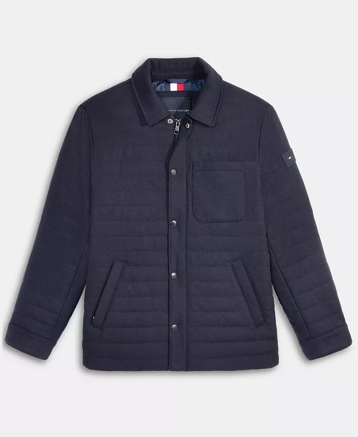 Men's Quilted Shirt Jacket - thumbnail 8