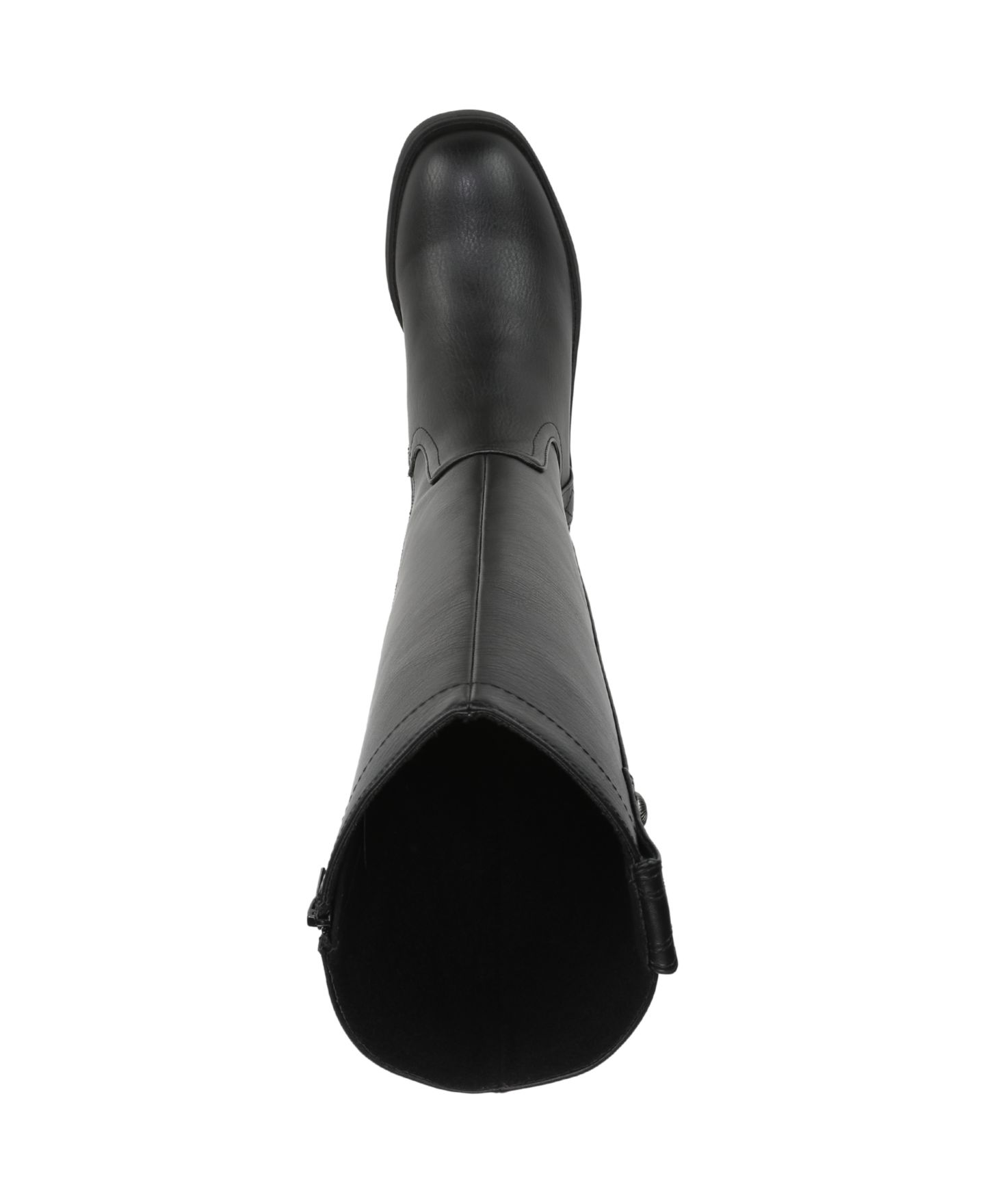 Женские ботинки Blowfish Malibu Nomads Block Heel Western Tall, цвет: Чёрная искусственная кожа — фото 4