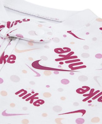 Baby Girls or Boys Printed Footed Coverall