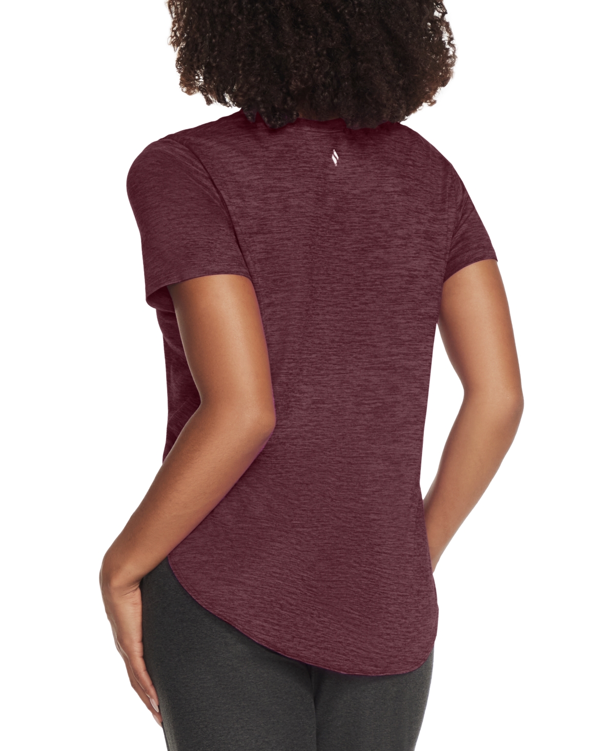 Skechers Women's Active Go Walk Wear Go Dri Swift Tunic T-shirt In Burgundy