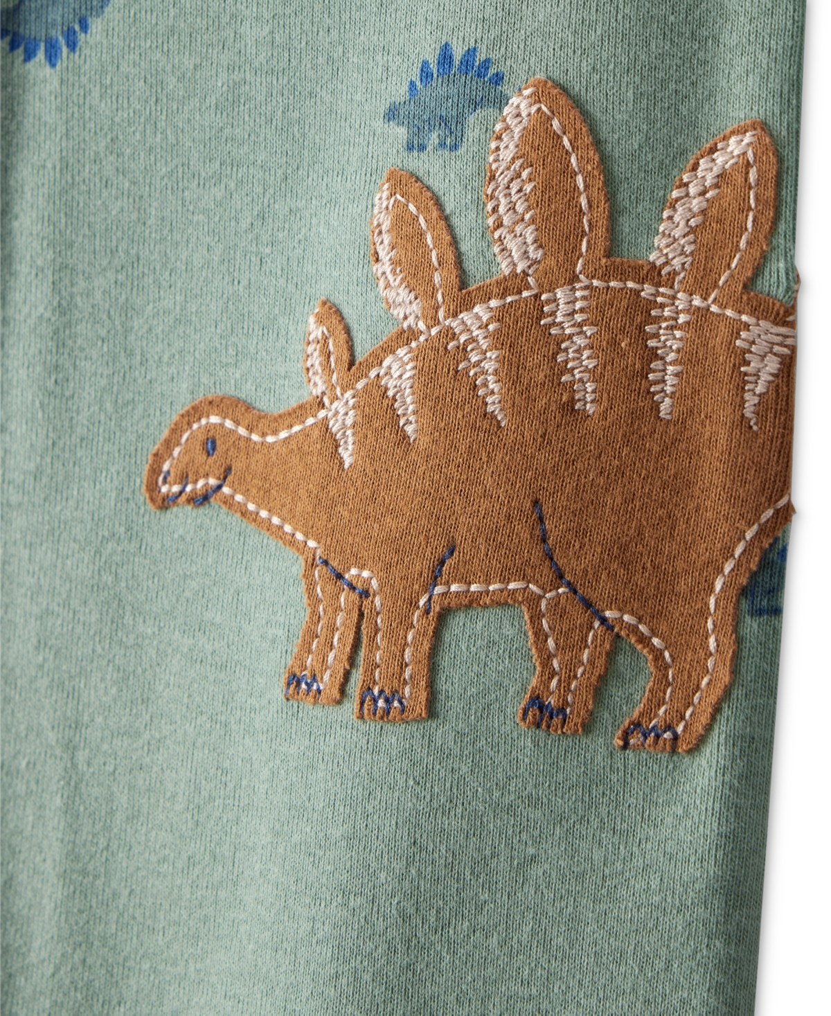 Carter's Baby Boys Dinosaur-print Cotton Long-sleeve 2-way-zip 1-piece Footed Pajamas In Green