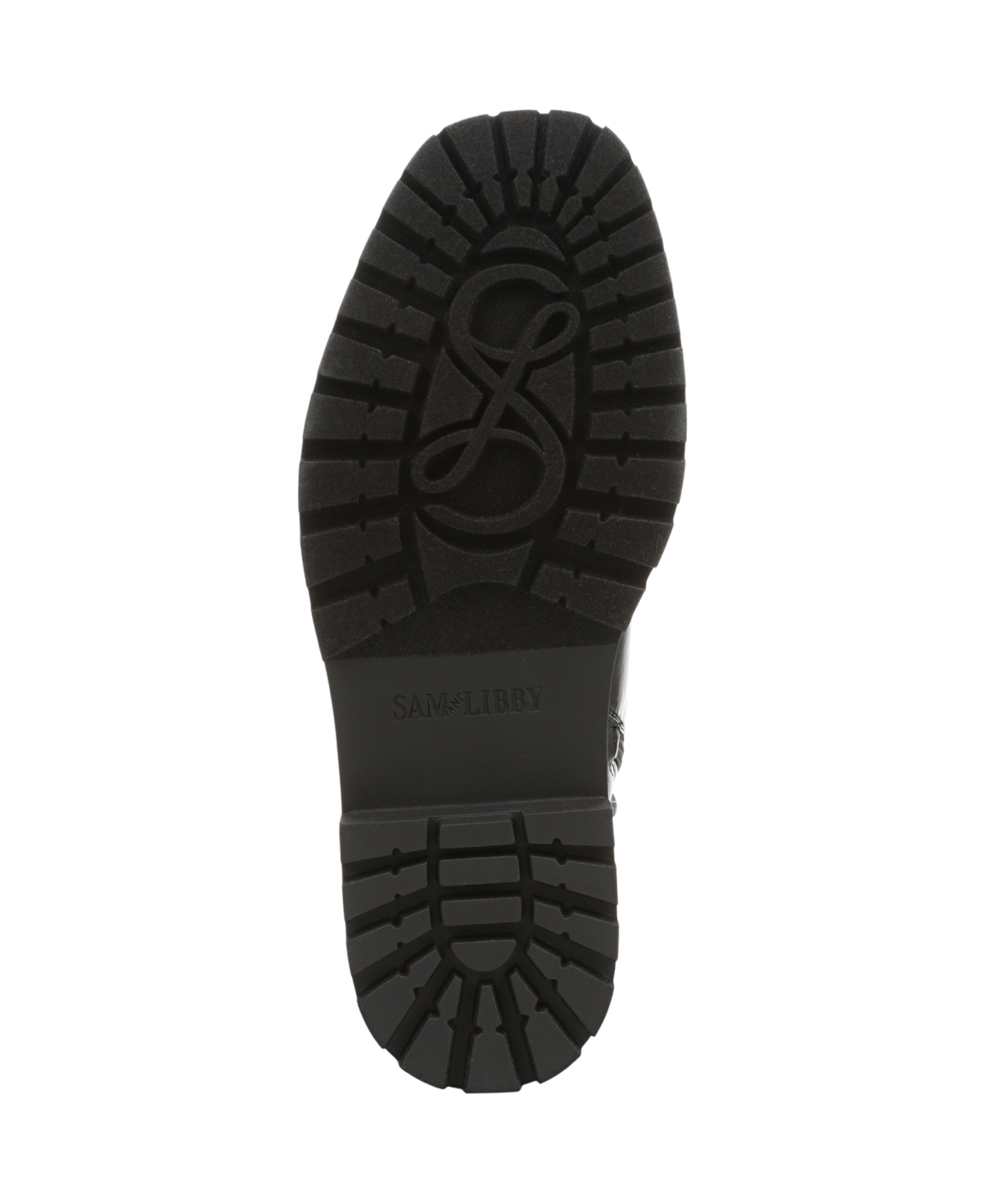 Sam & Libby Women's Oak Lug Sole Booties In Black
