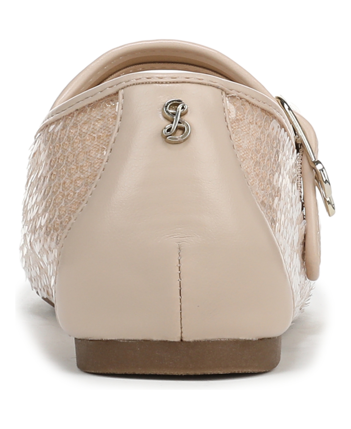 Sam & Libby Fredi Mary Jane Flat In Neutral