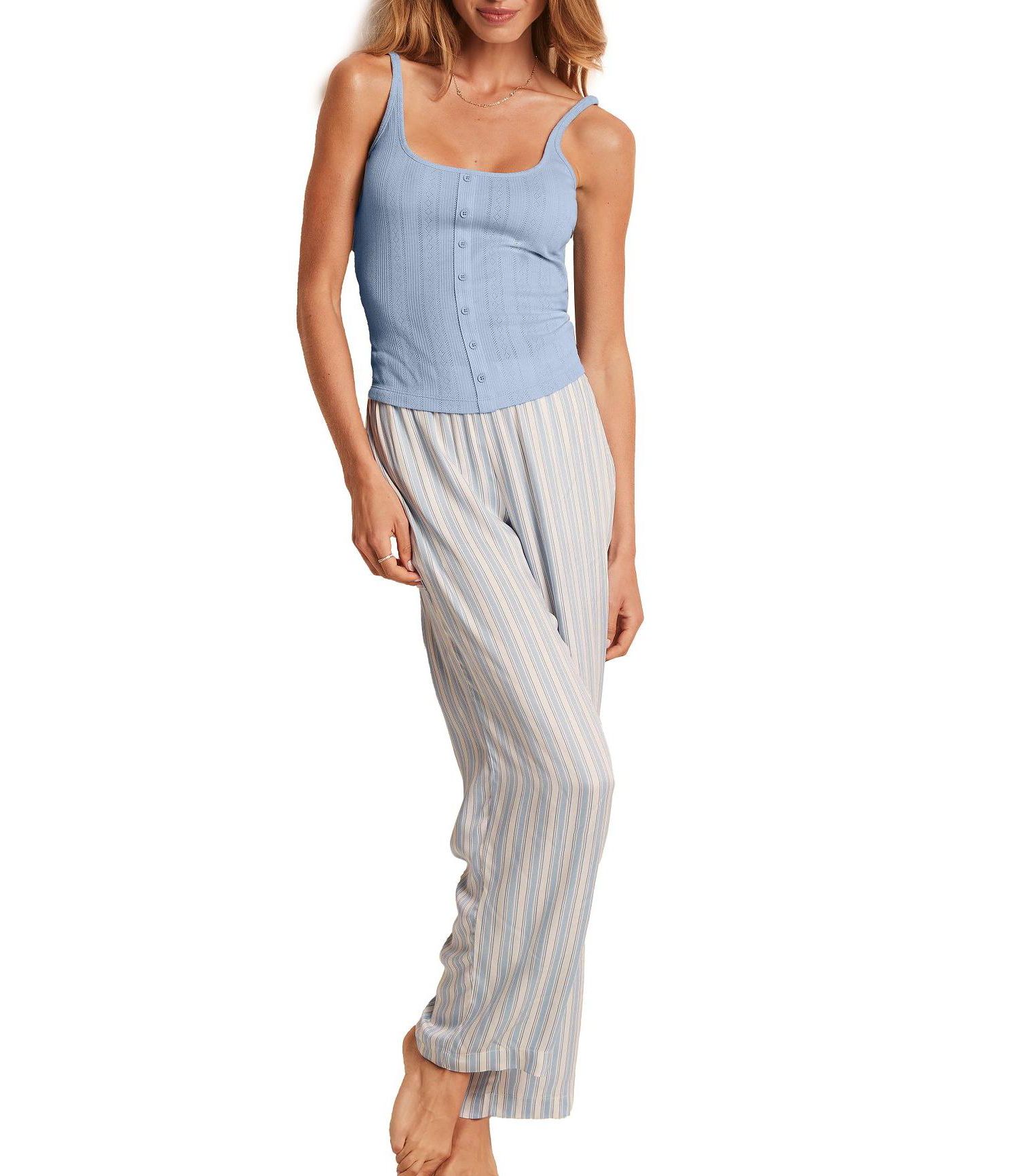 Lindsay Women's Pajama Tank Top And Pants Set