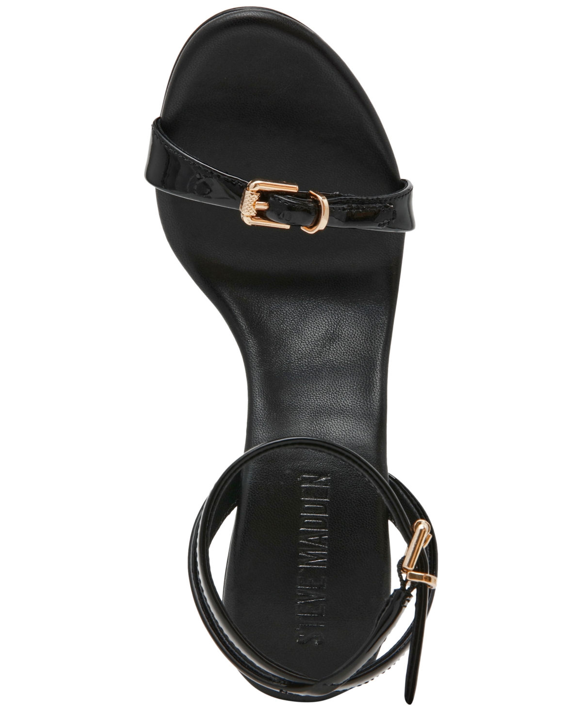 Steve Madden Foxx Ankle Strap Sandal In Black