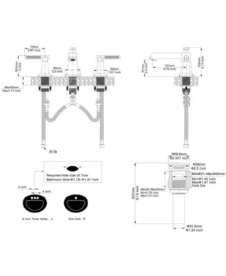 8 in. Widespread Double Handle