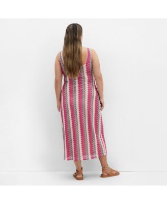 Plus Size Leilani Stripe Dress