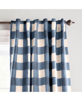 Grainger Buffalo Check Blackout Window Curtain