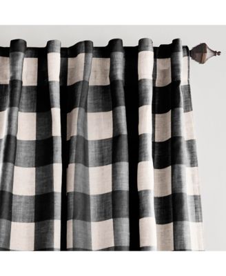 Grainger Buffalo Check Blackout Window Curtain