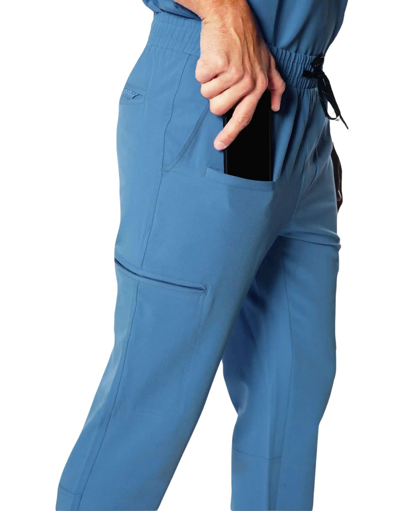 Мужские брюки Members Only Hampton Open Bottom Scrub Pants for Men, цвет: Синий — фото 10