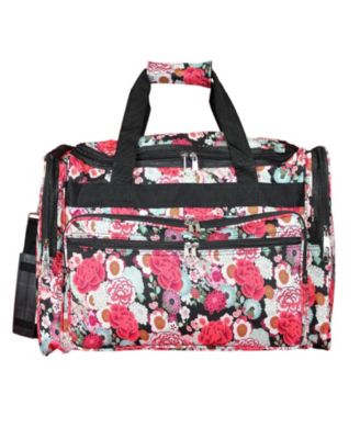 Floral 16-Inch Gym Bag Duffle Bag
