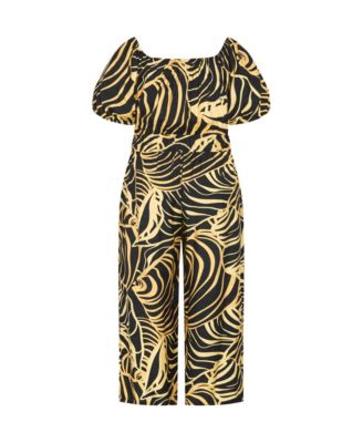 Plus Size Erica Swirl Jumpsuit