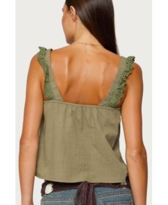 Women's Viviana Linen Look Top