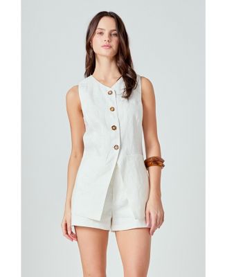 Women's LINEN VEST