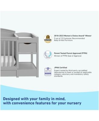 Bellwood 5-in-1 Convertible Crib & Changer with Drawer