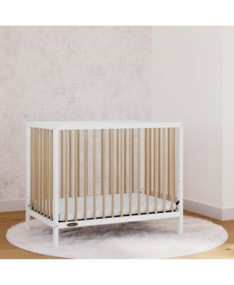 26.18'' Driftwood Teddi 4-in-1 Convertible Mini Crib