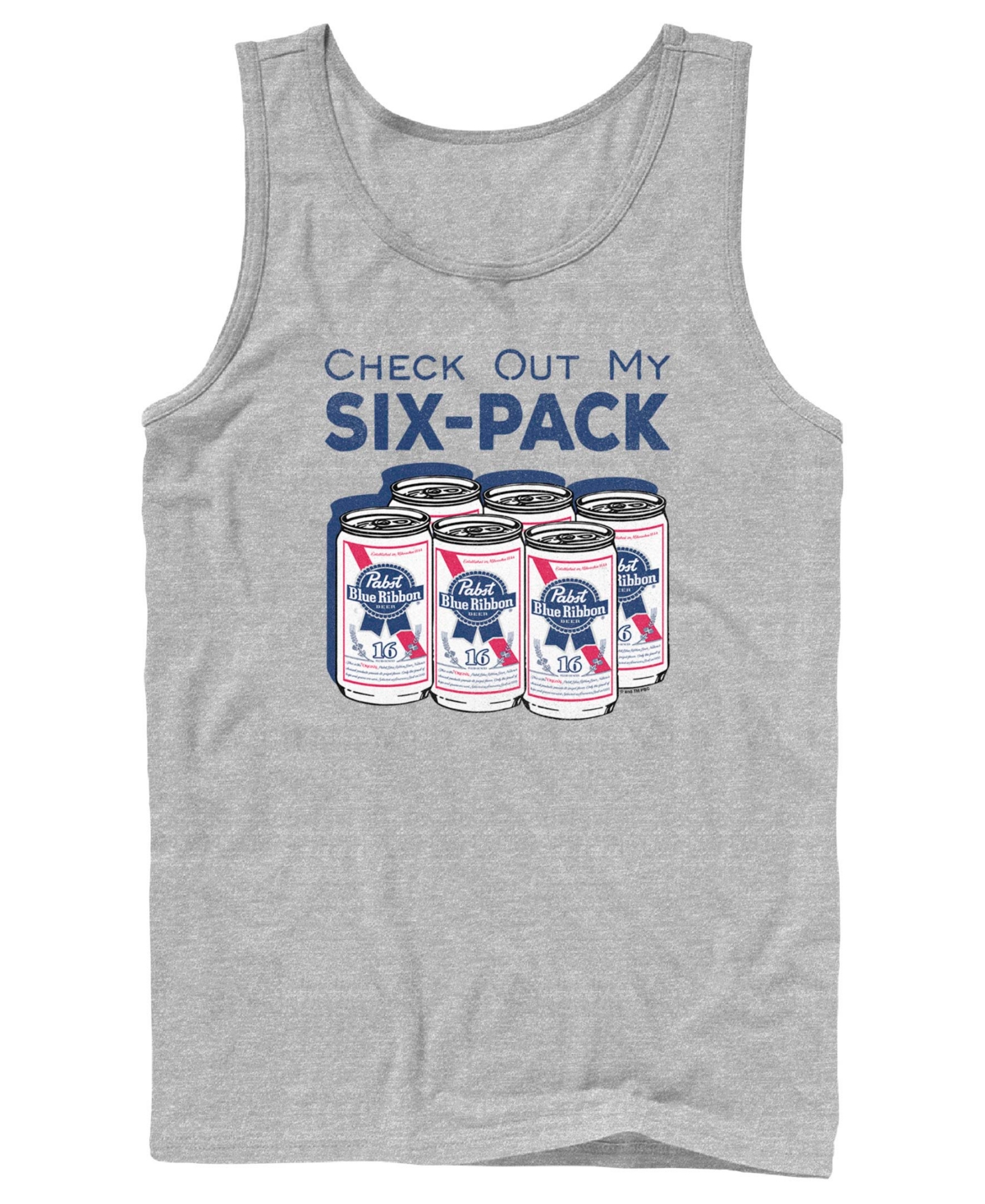 Men's Six Pack Tank Top - Athletic heather