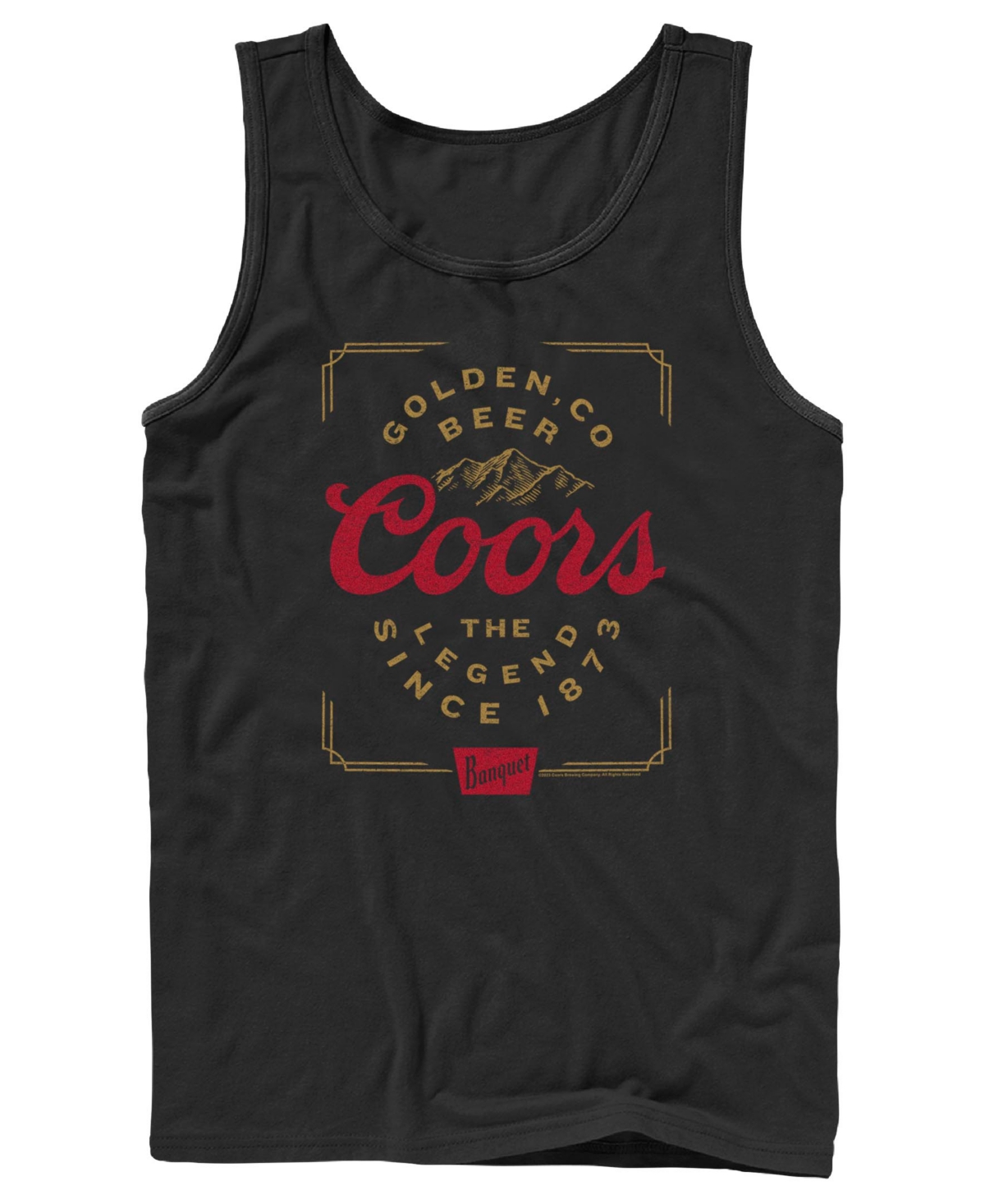 Men's Vintage Take Tank Top - Black