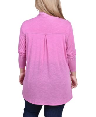Plus Size Long Sleeve Cardigan Sweater