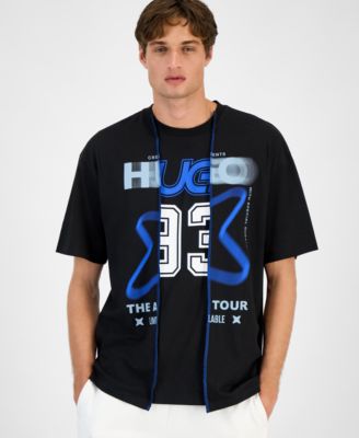 Hugo Boss - Men's Layered-Look Graphic T-Shirt