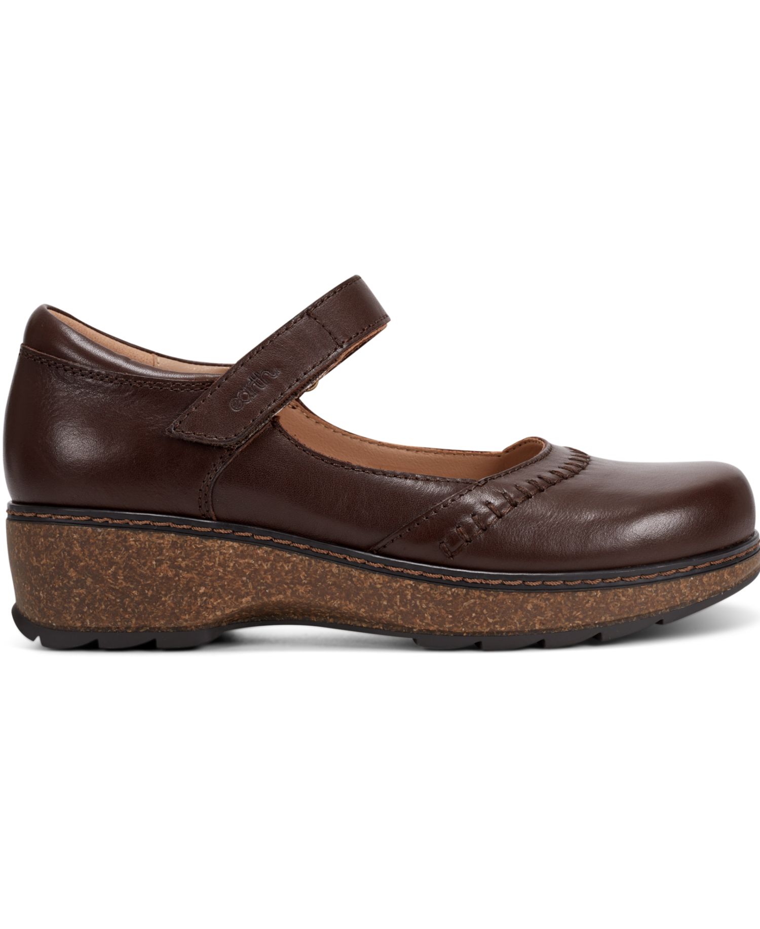 Women's Kalece Leather Stitched Mary Jane Flats