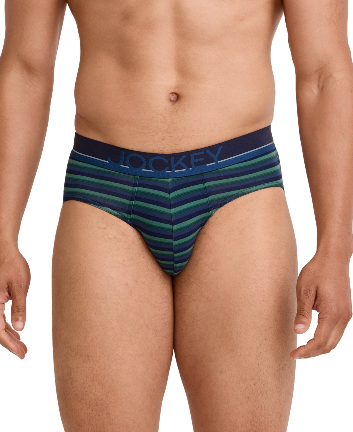 Jockey Men's Cotton-stretch Briefs, Pack Of 3 In Multi
