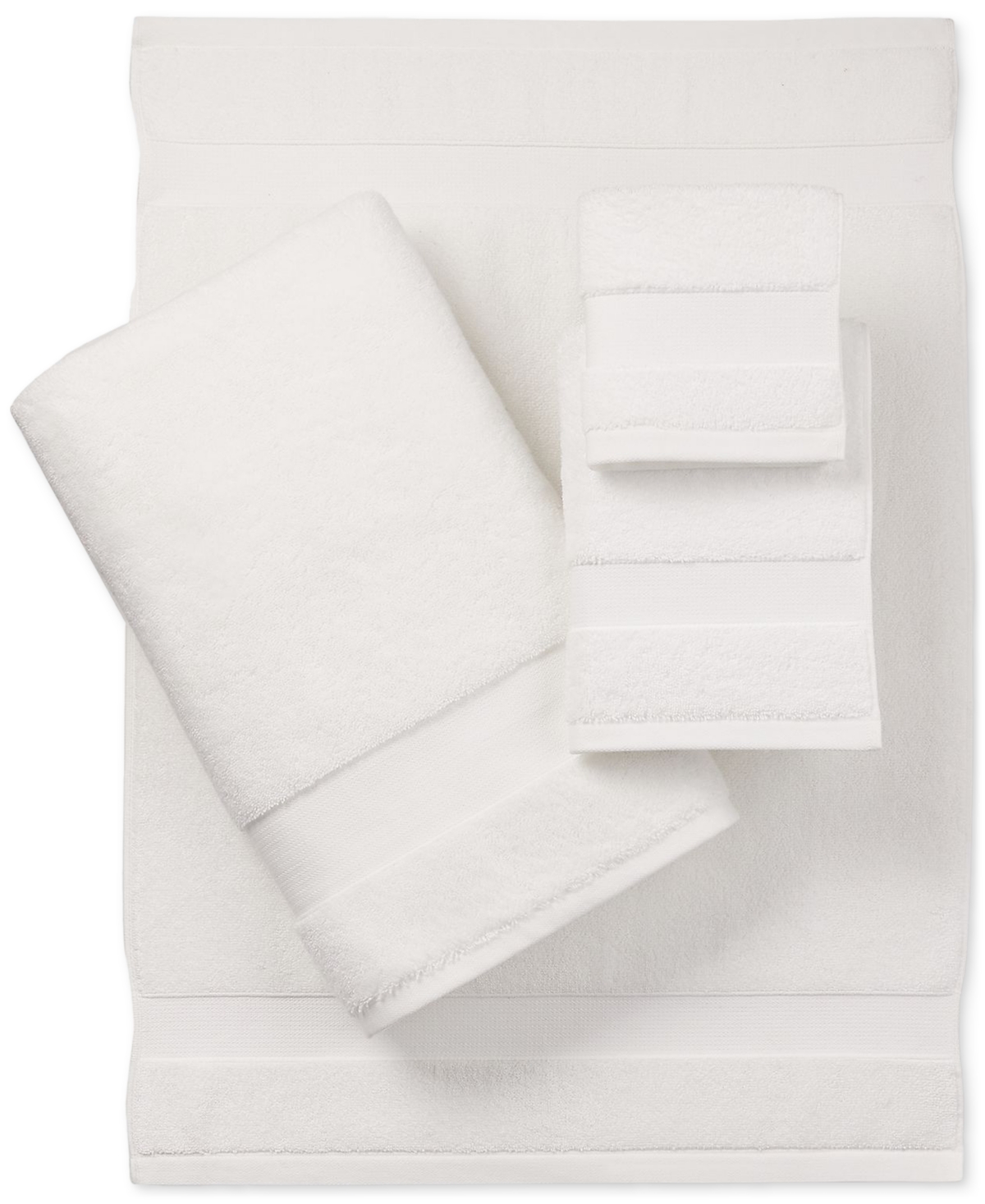 Ralph Lauren Watson Solid Cotton 6-pc. Towel Set In White