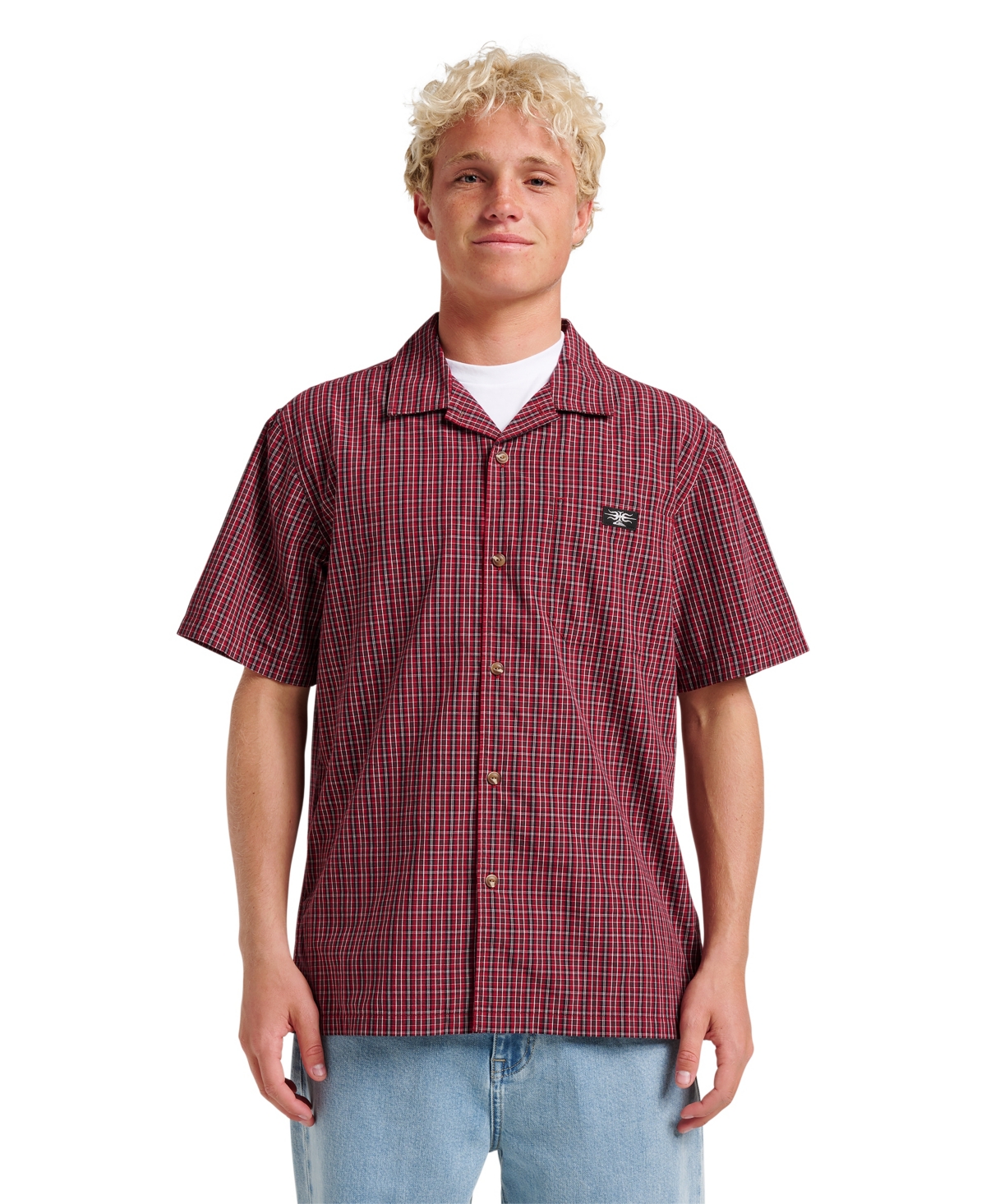 Men's Liquid Metal Short Sleeve Shirt - Orion blue