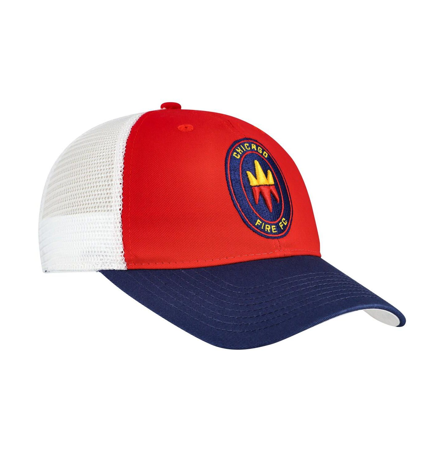 Мужская кепка Fanatics Red/Navy Chicago Fire Americana Adjustable Hat — фото 3