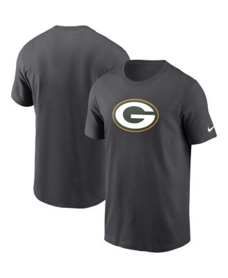 Nike - Men's Anthracite Green Bay Packers Logo Essential T-Shirt