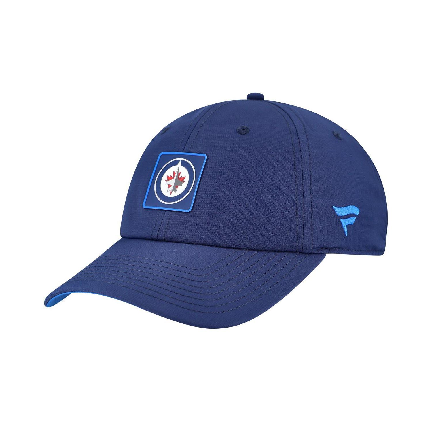 Men's Navy Winnipeg Jets Authentic Pro Rink Adjustable Hat