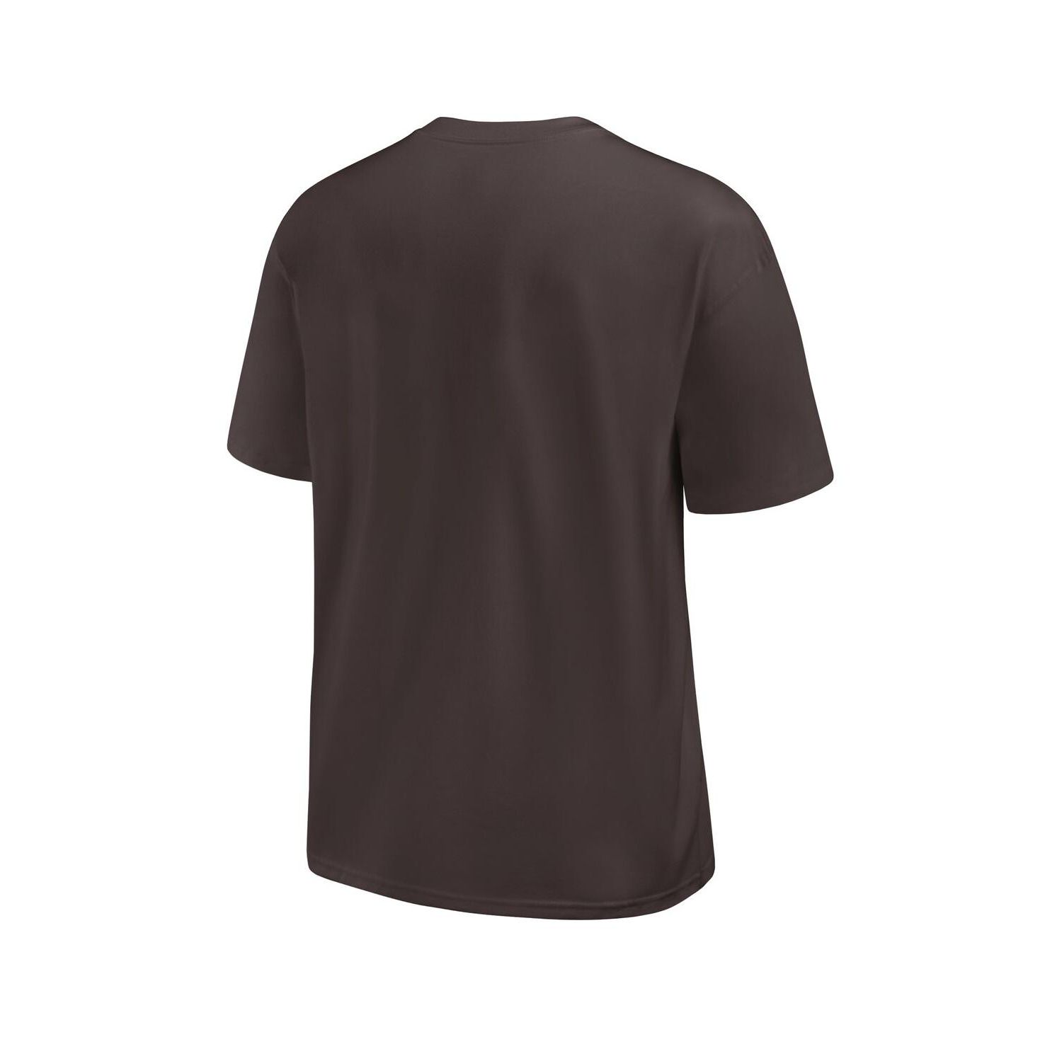 Men's Brown Cleveland Browns Rewind Heavy Max90 Pocket T-Shirt