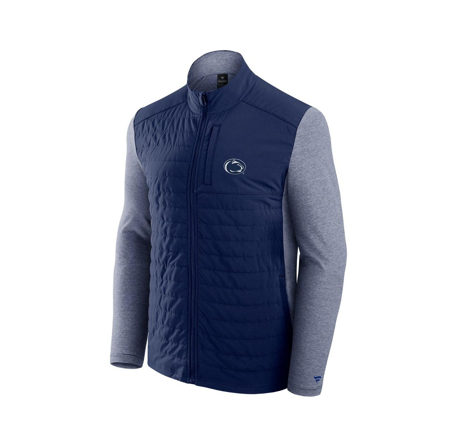 Men's Navy Penn State Nittany Lions Tonal Primary Logo Full-Zip Jacket