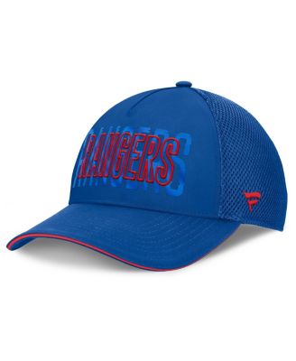 Men's Blue New York Rangers Fundamental Flex Hat