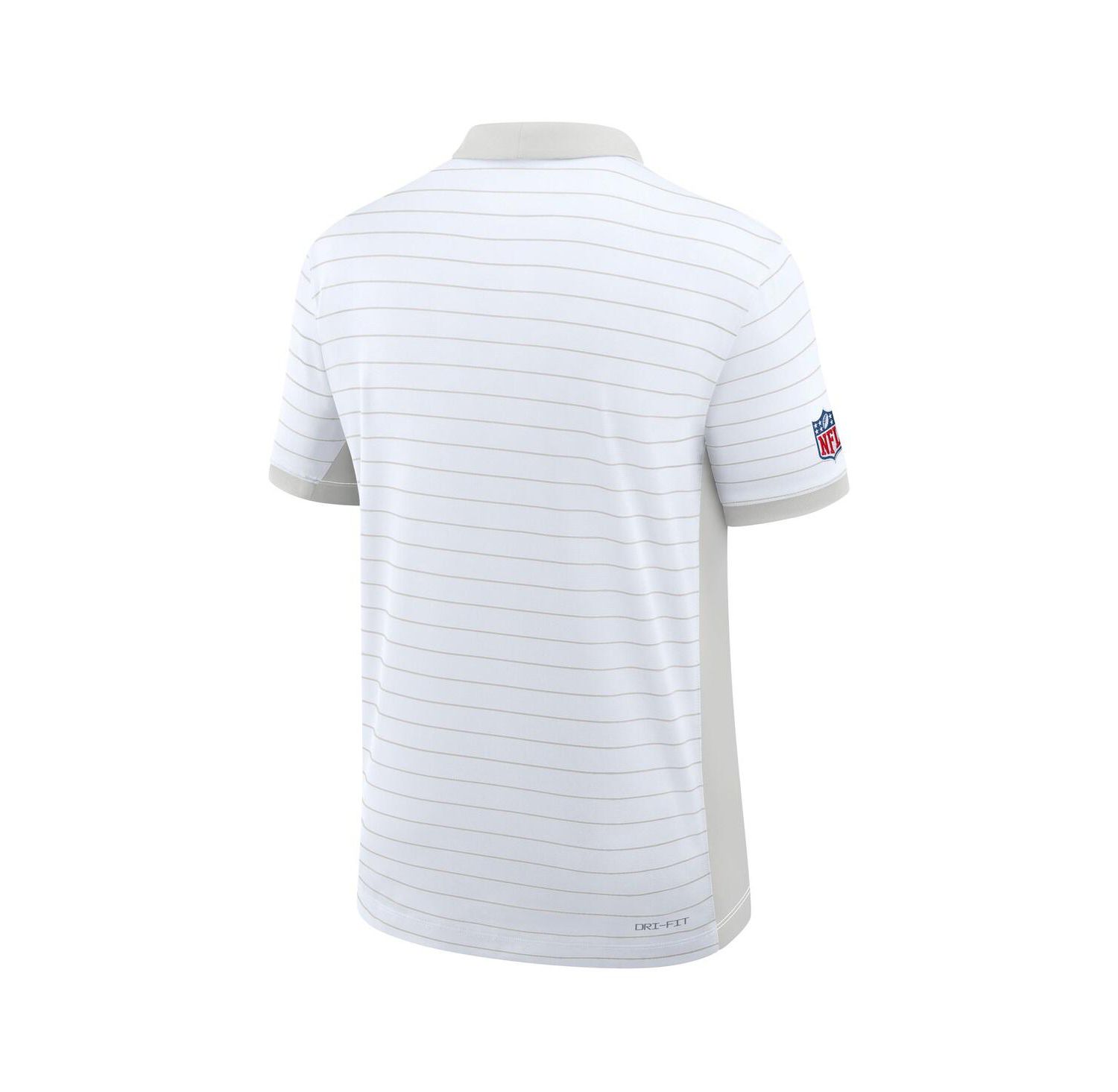 Men's White Kansas City Chiefs Sideline Victory Stripe Performance Polo Shirt
