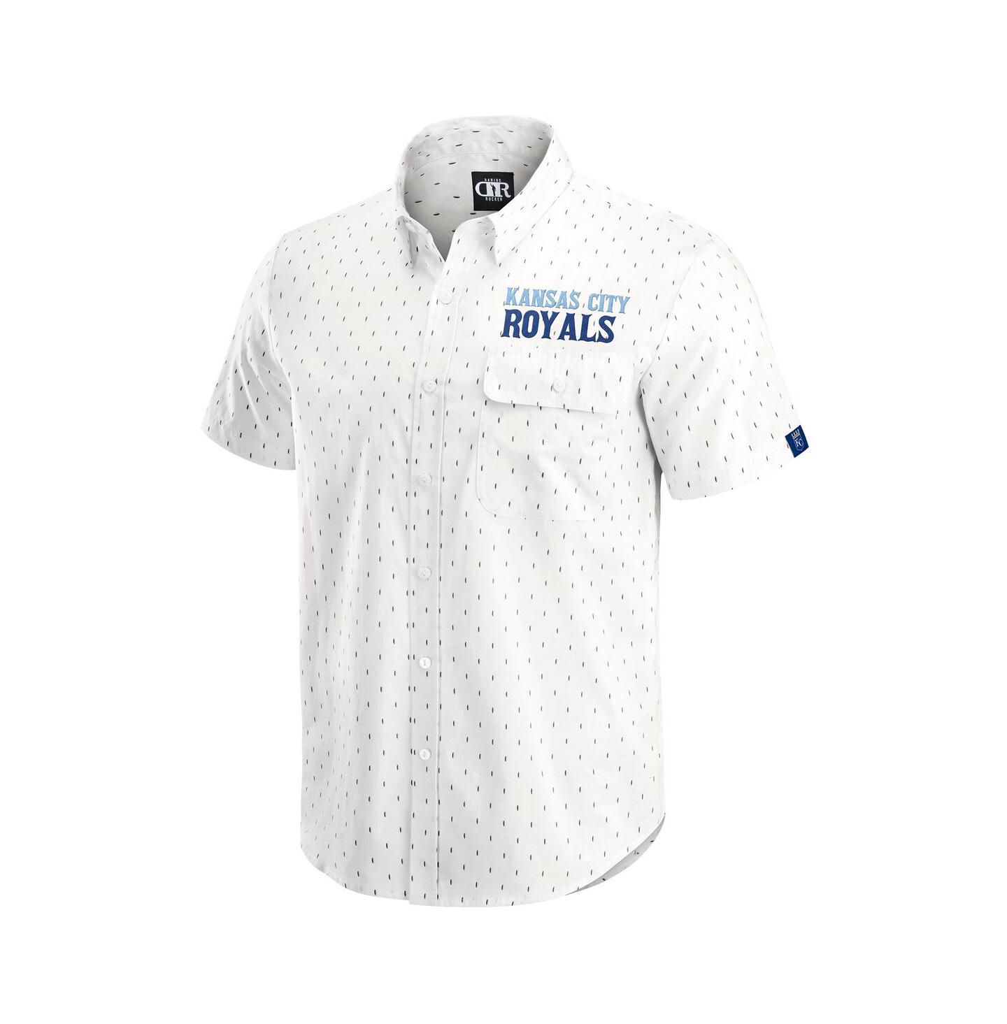 Мужская рубашка Fanatics Darius Rucker Collection by Cream Kansas City Royals Printed Button-Down — фото 2