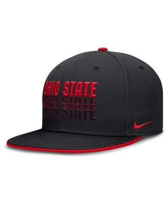 Nike - Men's Black Ohio State Buckeyes True Primetime Performance Fitted Hat