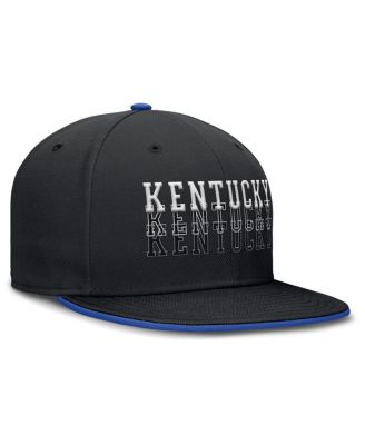 Men's Black Kentucky Wildcats True Primetime Performance Fitted Hat