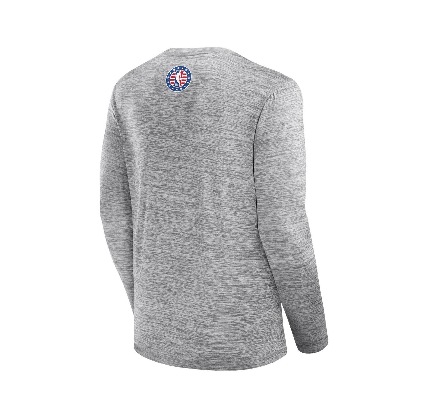 Men's Heather Gray Indiana Pacers NBA Hoops for Troops Long Sleeve T-Shirt