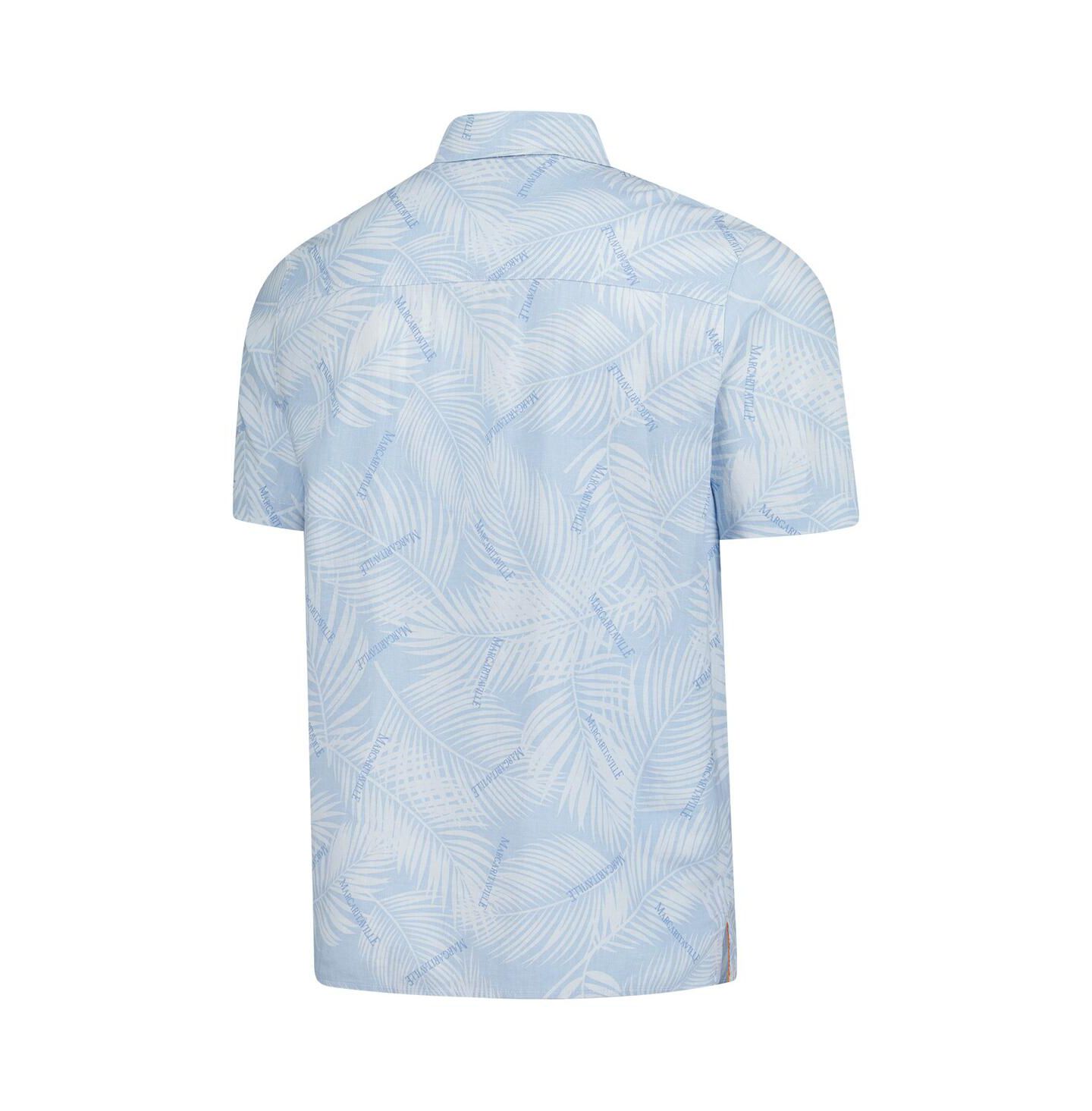 Мужская рубашка Margaritaville Blue Chicago Cubs Linen Party Button-Up — фото 2