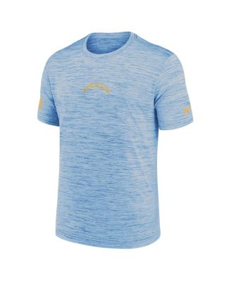 Men's Powder Blue Los Angeles Chargers Sideline Velocity Performance T-Shirt