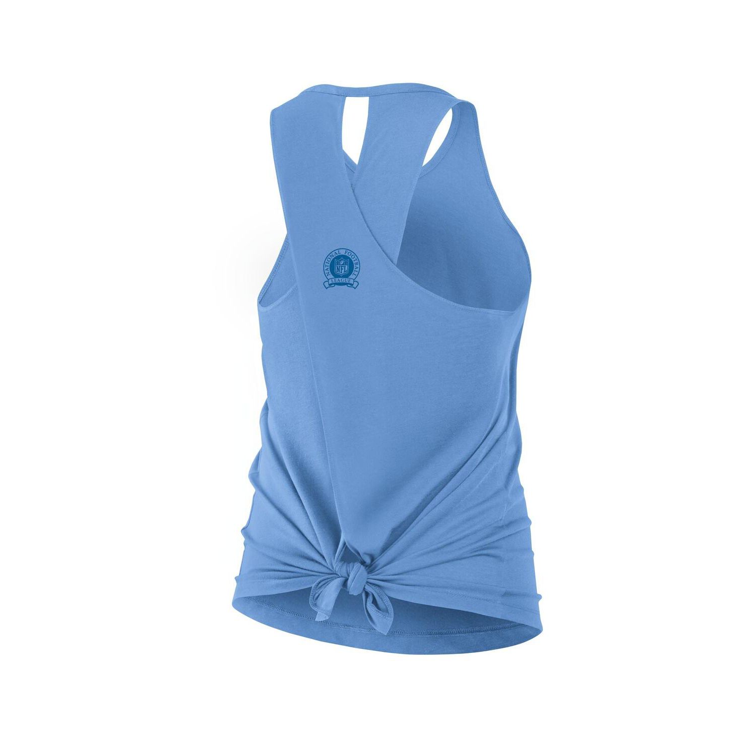 Women's Powder Blue Los Angeles Chargers Glory Crisscross Performance Tank Top