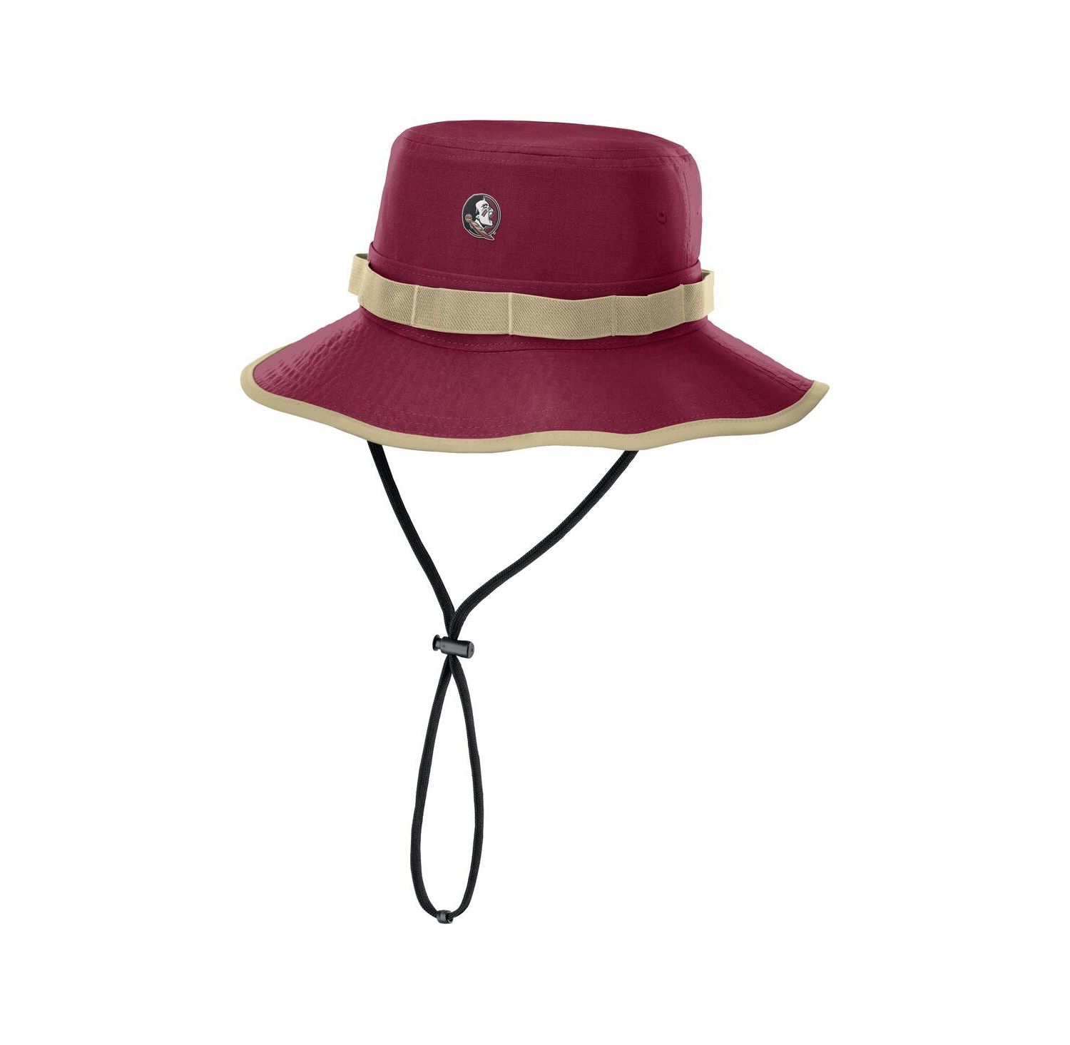 Men's Garnet Florida State Seminoles 2025 Sideline Apex Boonie Performance Bucket Hat