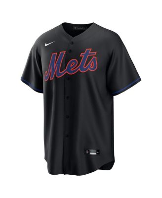 Men's Brandon Nimmo Black New York Mets Alternate Replica Jersey