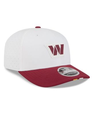 Men's White/Burgundy Washington Commanders 2025 NFL Training Camp 9SEVENTY Adjustable Hat