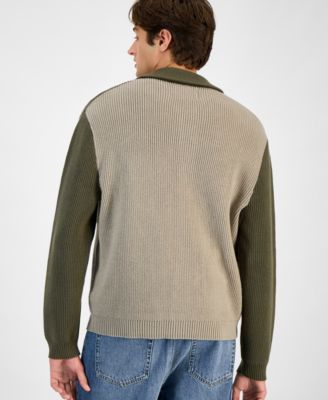 Men's Colorblocked Cardigan, Macy's Exclusive