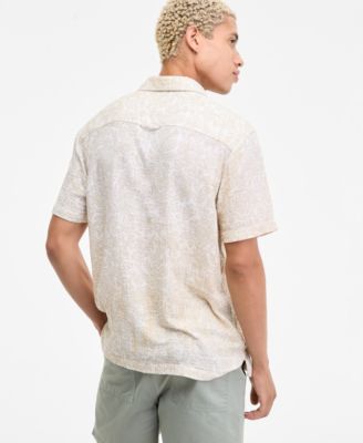 Men's Camp Mays Regular-Fit Printed Button-Down Shirt, Macy's Exclusive