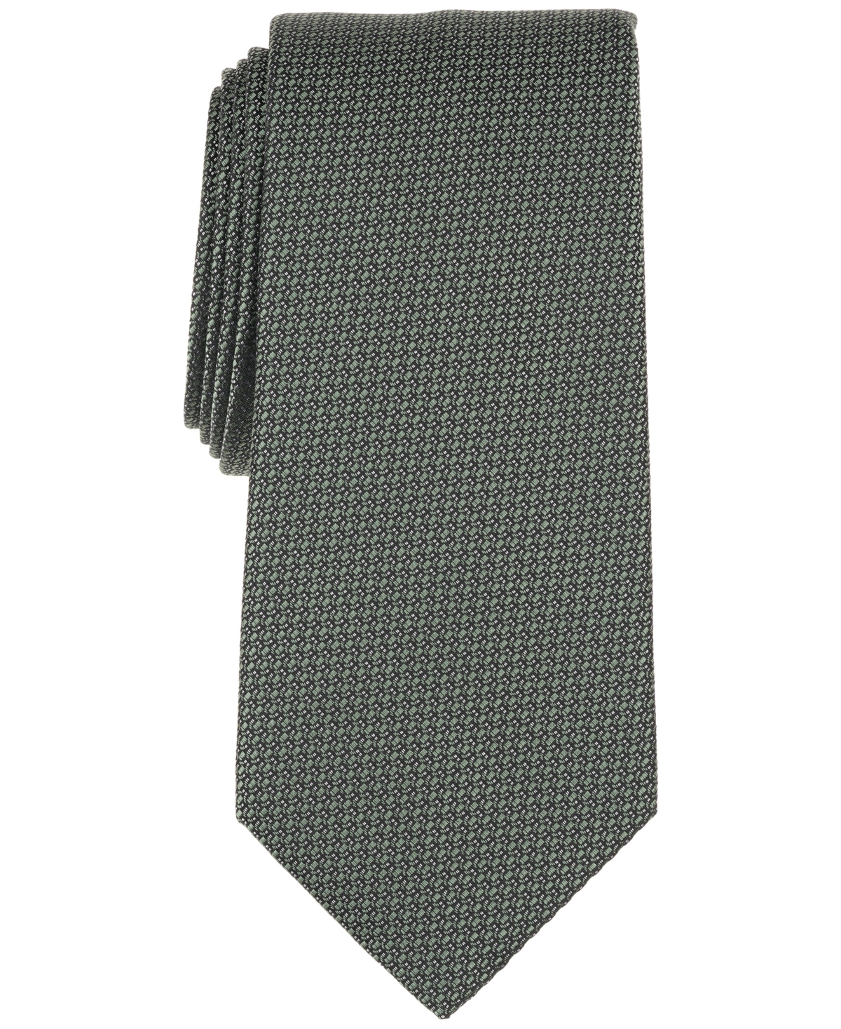 Michael Kors Men's Lamore Micro Print Classic Tie In Green