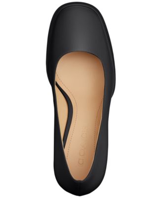 Women's Sculpted Block Heel Pumps